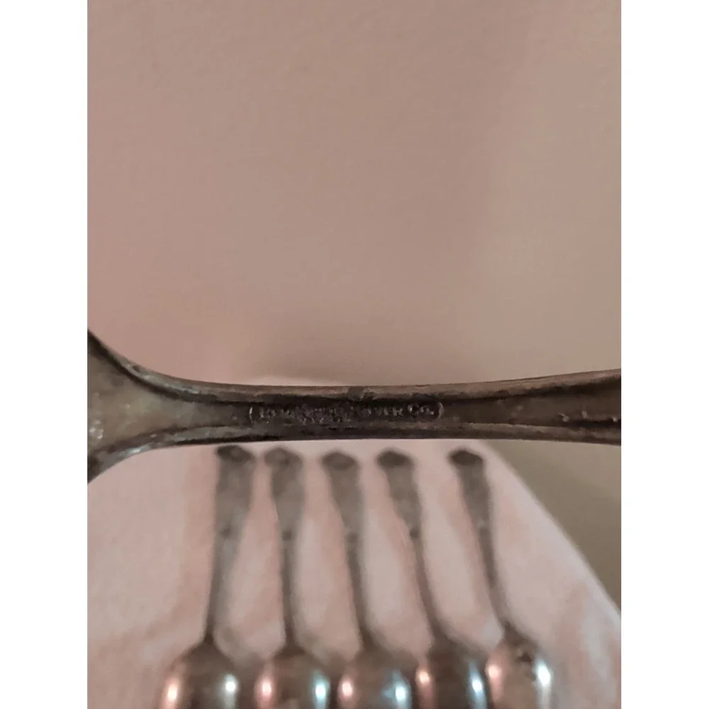 Berkshire Three 1915 Teaspoon Lot of 6 Berkshire Silver Co